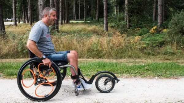 Loopwheels for wheelchairs & free wheel, more the freedom, less vibration.